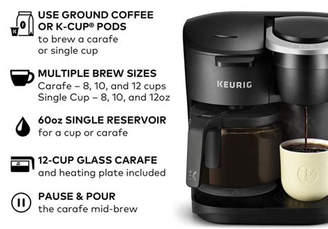 Coffee Maker Keurig K-Duo Plus Use & Care Manual 8 pages. . Keurig dual coffee maker instructions